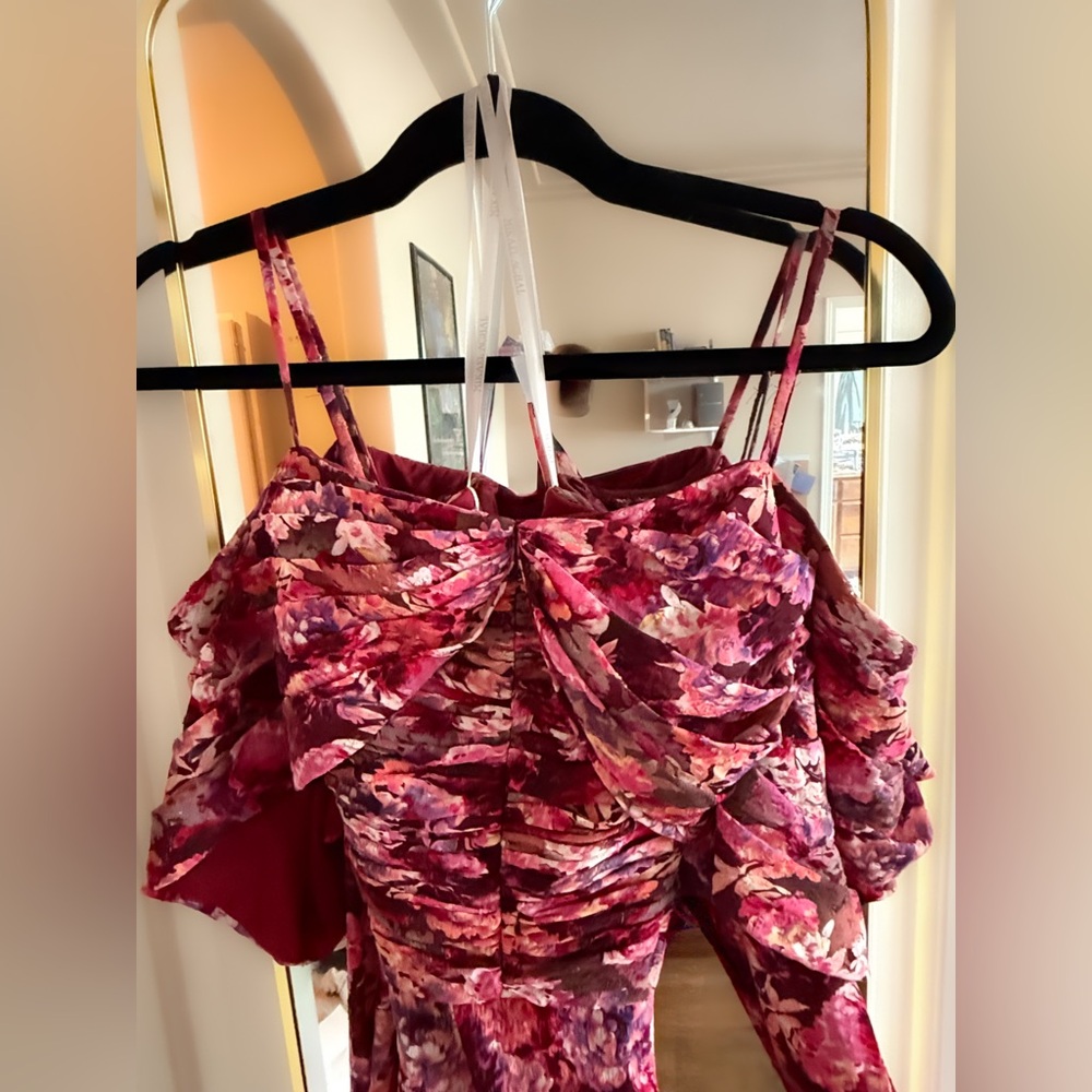 Floral Off-Shoulder Gown - Picture 5 of 5